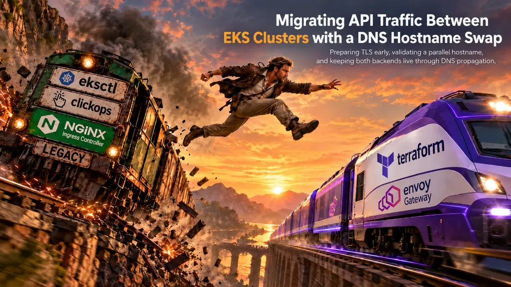 Migrating API Traffic Between EKS Clusters with a DNS Hostname Swap
