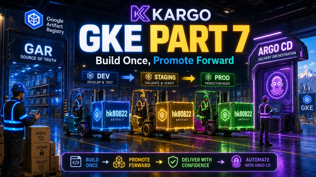 GKE - Part 7: Build Once, Promote Forward with Kargo