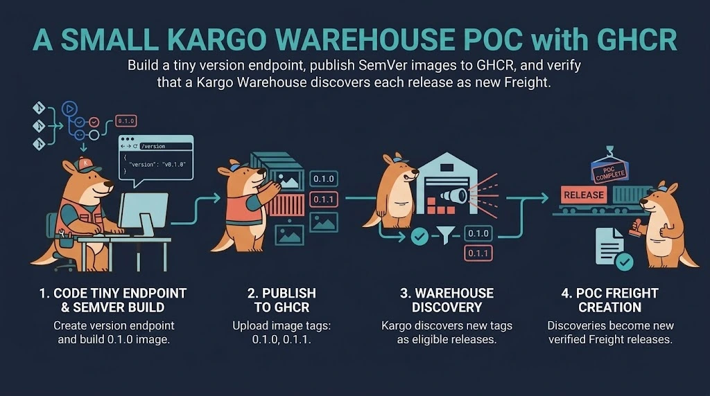 A Small Kargo Warehouse POC with GHCR