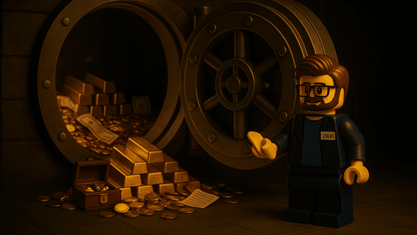 Transferring all the treasures to the new vault